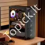 Žaidimų PC korpusas, vidutinio dydžio, su 4x 120 mm ARGB ventiliatoriais - Image 8