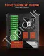 Žaidimų PC korpusas, vidutinio dydžio, su 4x 120 mm ventiliatoriais - Image 3