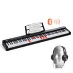 Profesionalus skaitmeninis pianinas, 88 pusiau svertiniai klavišai, juodas, 128.5 x 22.5 x 7.5 cm