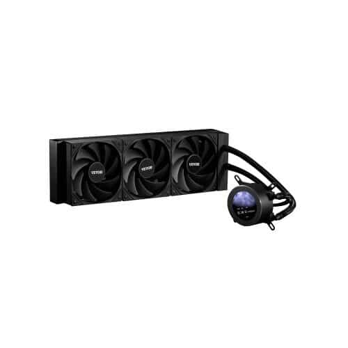 us2FCPULQFSSLDPBNKJ8OV92Fgoods_img-v12Fcpu-liquid-cooler-m100-1.2.jpg Procesorių aušintuvas, skysčio aušinimo sistema, 3x 120 mm PWM ventiliatoriai, Intel, AMD - Image 1