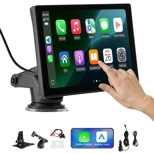 us2FCZZKP9INCHBD3G8EV001V92Fgoods_img-v12Fcar-stereo-m100-1.2.jpg Multimedijos ekranas, Apple CarPlay / Android Auto, 22.8 cm - Image 1