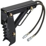 Ekskavatoriaus griebtuvas/prispaudėjas, 18 colių, su hidrauliniu cilindru