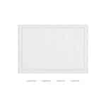 Didelės Plieninės Ventiliacijos Grotelės su Lamelėmis (83x57,2x4 cm) | Baltos Atvamzdžio Grotelės | Angai 75,5x50,5 cm