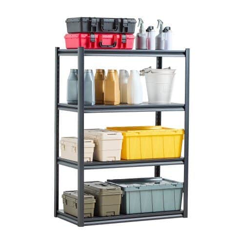 us2FJSBSXHJ20405S2LA2V02Fgoods_img-v12Fstorage-shelves-m100-1.2.jpg 4 lygių plieninė sandėliavimo lentyna – 144,8 cm × 101,6 cm × 50,8 cm - Image 1