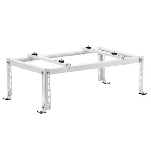 us2FKDDMZJDCZJ902FSYIV02Fgoods_img-v12Fmini-split-stand-m100-1.2.jpg Reguliuojamas Grindinis Stovas Oro Kondicionieriui/Šilumos Siurbliui | 900x500x300 mm | 9000-24000 BTU | 250 kg - Image 1