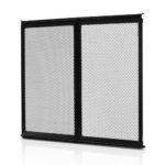 Juodas aliuminio RV durų tinklelis nuo vabzdžių, skirtas naminiams gyvūnams, 571 x 508 mm