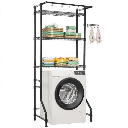 us2FLDXYJZJTJKDPT81AW001V02Fgoods_img-v22Fover-washer-and-dryer-storage-shelf-m100-1.2.jpg Laikymo lentyna, 3 lygių, virš skalbimo mašinos, iki 75 kg - Image 1