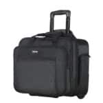 Nešiojamojo kompiuterio lagaminas su ratukais, juodas, 45x21x37 cm