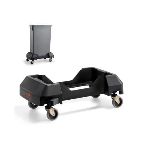 us2FLJTTCHS1JFXBQXAQTV02Fgoods_img-v12Ftrash-can-dolly-m100-1.2.jpg Mobilus šiukšlių konteinerių vežimėlis, skirtas 60,6–87 L talpos konteineriams, 90 kg apkrovai, 360° pasukamas - Image 1