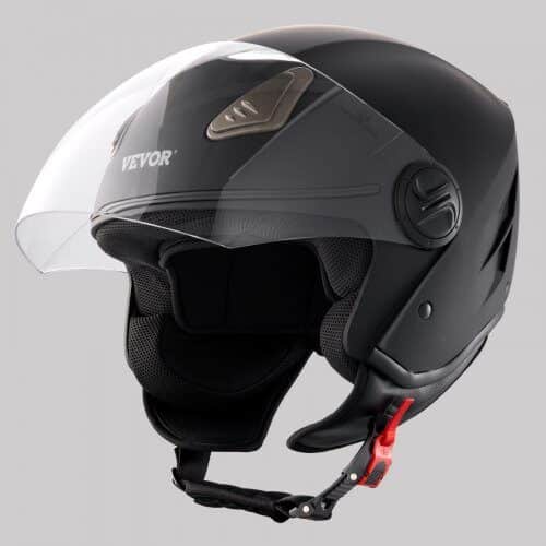 us2FMTC34KOZBXLMFGGXTV02Fgoods_img-v12Fmotorcycle-helmets-m100-1.2.jpg Juodas motociklo šalmas, 61 cm (XL) - Image 1