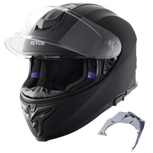 us2FMTCQKOZBXLMHIJTQEV02Fgoods_img-v12Fmotorcycle-helmets-m100-1.2.jpg Juodas motociklo šalmas, 61 cm (XL) - Image 1