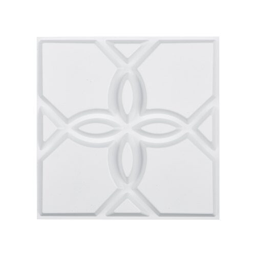 us2FPVC3DQBXDYSJ05PSDV02Fgoods_img-v12Fwall-panels-m100-1.2.jpg 3D sienų plokštės, 33 vnt., 30x30 cm, gėlių raštas, baltos - Image 1