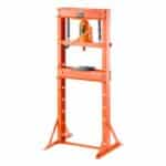 Profesionalus Hidraulinis Presas Dirbtuvėms – 20 Tonų, Rankinis, Plieno H-Rėmas