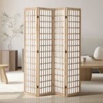 Pertvara kambariui, tiko medžio, 4 dalys, 162x170 cm