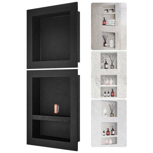 us2FSLLYBK3C16YCJMSU0V02Fgoods_img-v12Fshower-niche-m100-1.2.jpg Dušo niša, 3 lygių, iš XPS plastiko, 30.48 x 91.44 cm - Image 1