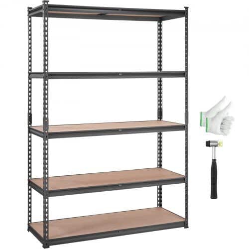us2FSXHJC18DX48WXVQ5KV02Fgoods_img-v12Fshelving-unit-m100-1.2.jpg Garažo lentynos / stelažai, 5 pakopos, 122x45x183 cm, 907 kg - Image 1