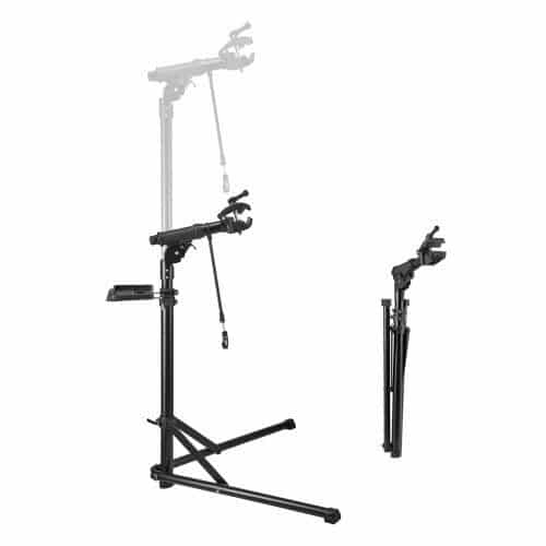 us2FZXCWXZJLZLDSVUJRO001V02Fgoods_img-v12Fbike-repair-stand-m100-1.2.jpg Dviračio remonto stovas / laikiklis, 38.5 kg / 103-163 cm - Image 1