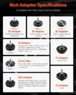 12 Dalių Stabdžių Sistemos Orinimo Adapterių Rinkinys, PA Nailonas + Aliuminio Lydinys - Image 4