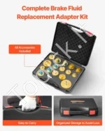 17 Dalių Stabdžių Sistemos Orinimo Adapterių Rinkinys, Aliuminio Lydinys - Image 3