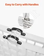 2 Ilgos Pakrovimo/Užvažiavimo Rampos Keturračiams/Traktoriukams, 3050 mm x 450 mm, 907 kg (Porai), Su Rankenomis - Image 6