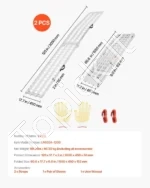 2 Ilgos Pakrovimo/Užvažiavimo Rampos Keturračiams/Traktoriukams, 3050 mm x 450 mm, 907 kg (Porai), Su Rankenomis - Image 7