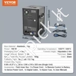 2 Vnt. Galingų Šaltų Kibirkščių Mašinų Rinkinys 700 W (Kiekviena), Aliuminis, Reguliuojamas Aukštis 2–5 m - Image 3