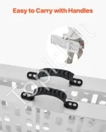 2 Vnt. Sulankstomos Užvažiavimo Aliuminio Rampos (Trapai), 2285 mm x 305 mm, 680 kg, Keturračiui, Motociklui Ir Sodo Technikai - Image 6