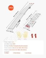 2 Vnt. Sulankstomos Užvažiavimo Aliuminio Rampos (Trapai), 2285 mm x 305 mm, 680 kg, Keturračiui, Motociklui Ir Sodo Technikai - Image 7