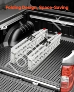 2 Vnt. Sulankstomos Užvažiavimo Aliuminio Rampos (Trapai), 2285 mm x 305 mm, 680 kg, Keturračiui, Motociklui Ir Sodo Technikai - Image 5