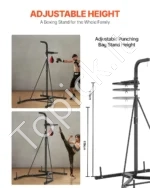 2-in-1 Sulankstomas Bokso Stovas su Greičio Kamuoliu, Maks. Maišo Svoris 60 kg - Image 3