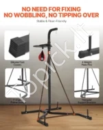 2-in-1 Sulankstomas Bokso Stovas su Greičio Kamuoliu, Maks. Maišo Svoris 60 kg - Image 5