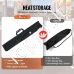 4 Reklaminių Vėliavų Rinkinys, 498.5 cm Aukštis, Su 340×80 cm Vėliavomis - Image 4