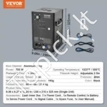 4 Vnt. Galingos Šaltų Kibirkščių Mašinos 700 W (Kiekviena), Aliuminio Lydinys, Reguliuojamas Aukštis 2–5 m - Image 3