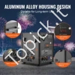 4 Vnt. Šaltų Kibirkščių Mašinų Rinkinys 500 W (Kiekviena), Aliuminio Lydinys, Reguliuojamas Aukštis 2–4 m - Image 4