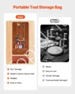 72 vnt. Odos Apdirbimo Super Rinkinys su Įspaudimo, Skylmušimo ir Profesionalaus Siuvimo Įrankiais - Image 6