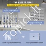 Akrilinė Spintelė Telefonams Ir Vertingiems Daiktams, 20 Skyrių, Skaidri Medžiaga, 53 x 18 x 42,5 cm, Su Užraktais - Image 5