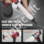 Akumuliatorinis Hermetiko Pistoletas (600 ml / 20 V), Profesionalus Sandarinimas, 270 kg Jėga - Image 4