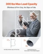 Apsauginė Atraminė Rankena Grindys-Lubos, 360° Sukimas, Max 136 kg - Image 3