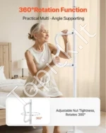 Apsauginė Atraminė Rankena Grindys-Lubos, 360° Sukimas, Max 136 kg - Image 4