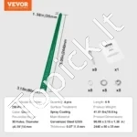 Aukštas Ketaus Ženklų Stulpas, Žalias, 2.4 metro, Fiksuotas U-kanalas, 4 vnt - Image 6