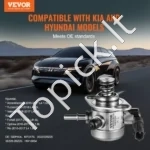 Aukšto Slėgio Kuro Pompa Hyundai/Kia (1.6L L4, 2015-2018), Nerūdijantis Plienas, OE: 35320-2B220, 120 x 95 x 90 mm - Image 2