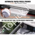 Automatinė Elektrinė Popieriaus Giljotina 450 mm, Pjūvio Aukštis 40 mm, su LCD Ekranu ir Lazeriu, 1016x787x670 mm - Image 4