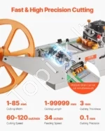 Automatinė juostų pjovimo mašina 965×320×432 mm, SKD2 ašmenys, 1-85 mm pločio, Karštas/Šaltas pjūvis - Image 2