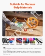 Automatinė juostų pjovimo mašina 965×320×432 mm, SKD2 ašmenys, 1-85 mm pločio, Karštas/Šaltas pjūvis - Image 5