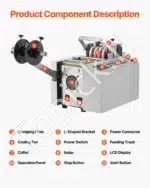 Automatinė termo vamzdelių/kabelių pjovimo mašina 810×313×375 mm, 1-85 mm plotis, SKD2 plienas, Didelis tikslumas - Image 6