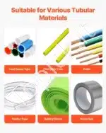 Automatinė termo vamzdelių/kabelių pjovimo mašina 810×313×375 mm, 1-85 mm plotis, SKD2 plienas, Didelis tikslumas - Image 4