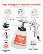Automobilio Valymo Pistoletas Suspaustu Oru, Darbinis Slėgis 6–9,2 Bar - Image 4
