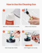 Automobilio Valymo Pistoletas Suspaustu Oru, Darbinis Slėgis 6–9,2 Bar - Image 5