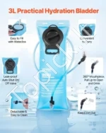 Daugiafunkcinė Hidratacinė Kuprinė (15L), 3L TPU Gertuvė - Image 2