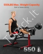 Daugiafunkcinė Kojų Tiesimo ir Lenkimo Mašina, Plieno Rėmas, 111,8 x 91,4 x 91,4 cm, Iki 317 kg - Image 2